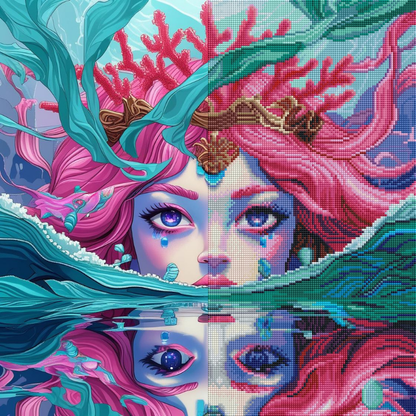 Tears of the Coral Queen (100% FD) 50x50cm 🔘🔲