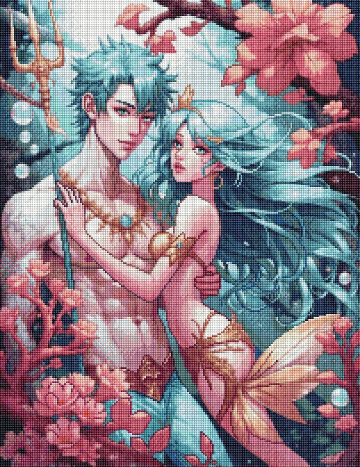 Ocean Royalty (FD+AB) 50x65cm 🔘🔲