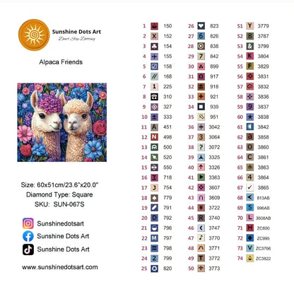 Alpaca Friends | Diamond Painting