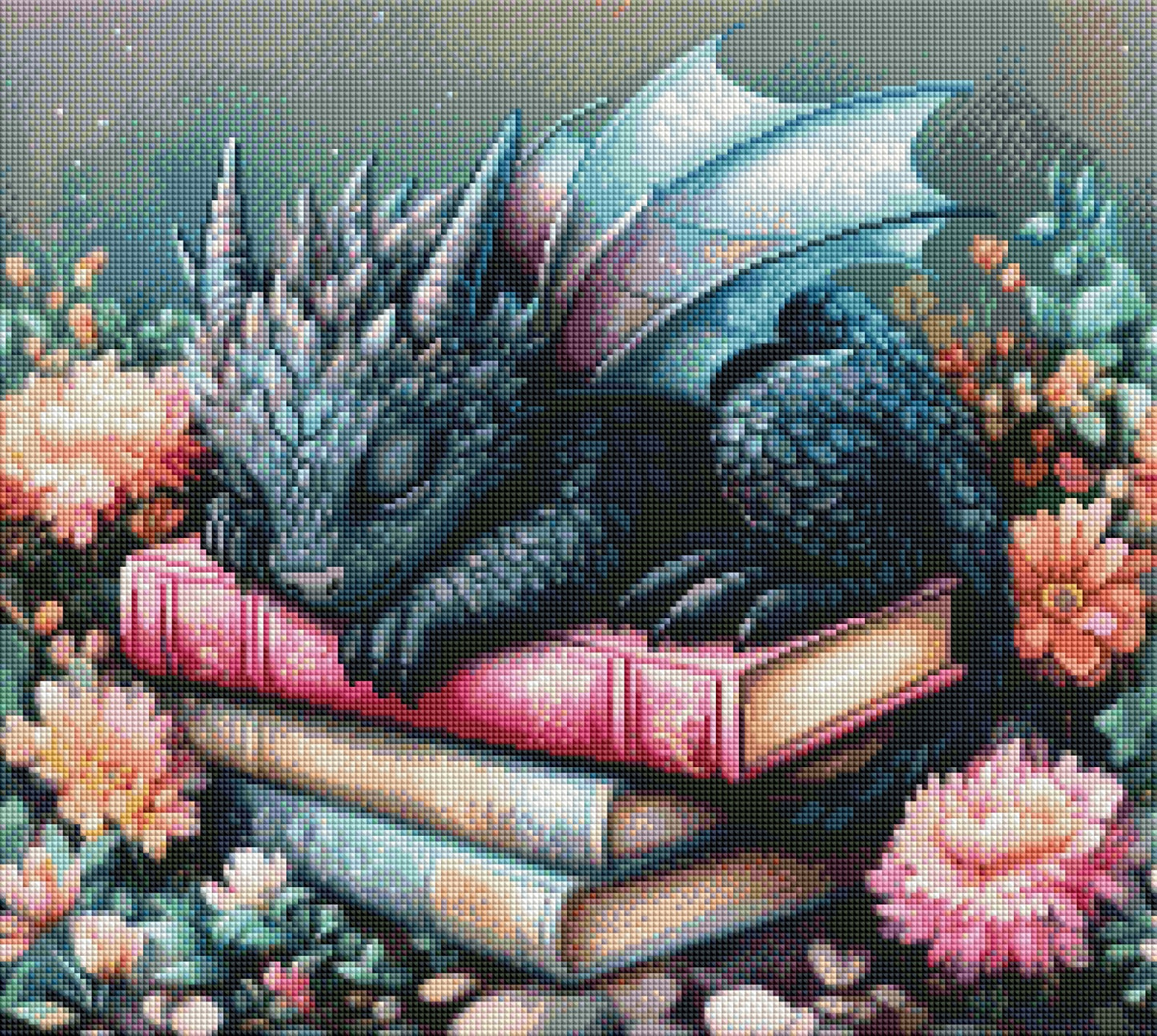 Storybook Slumber Dragon (FD+AB) 60x60cm 🔘🔲
