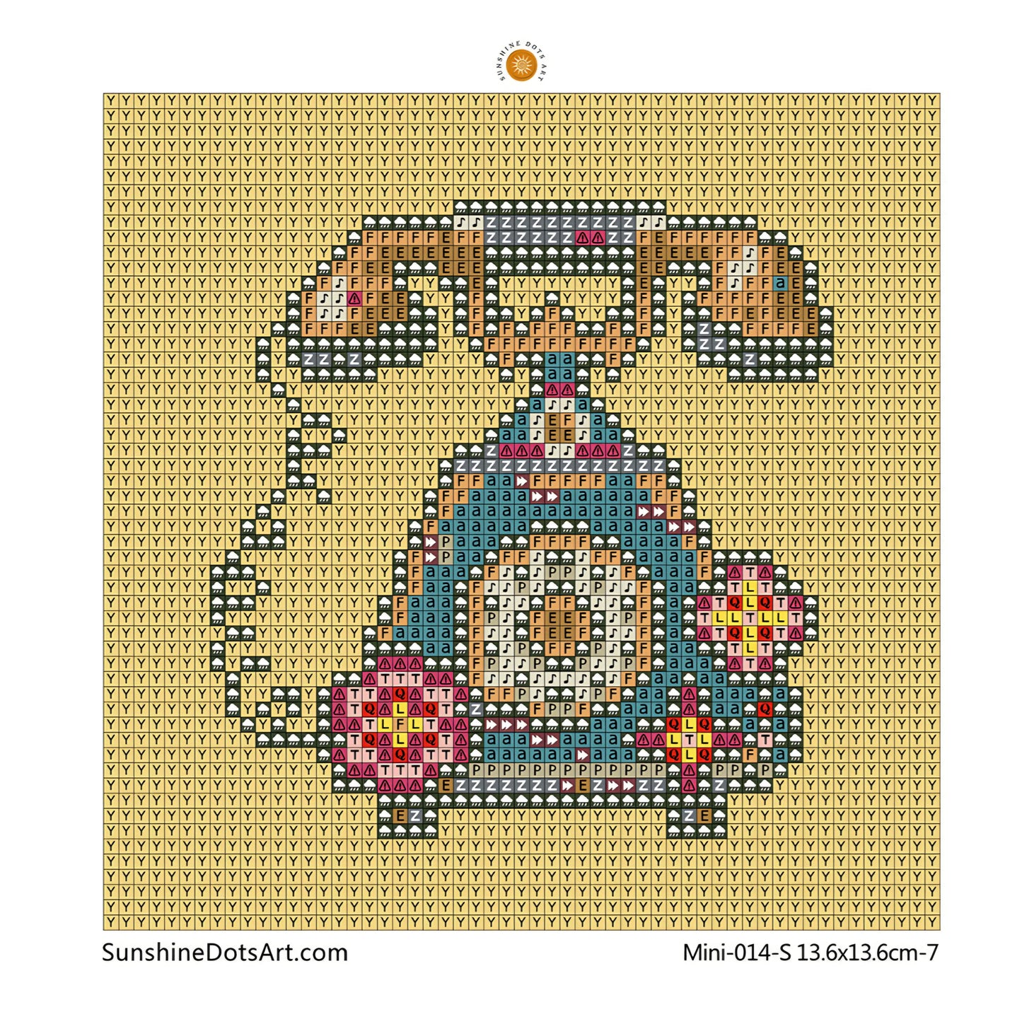 MINI - Retro Decor (AB+FD) 13.6x13.6cm - Square Drills