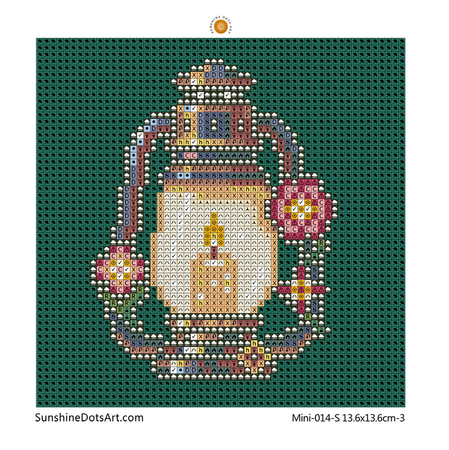MINI - Retro Decor (AB+FD) 13.6x13.6cm - Square Drills