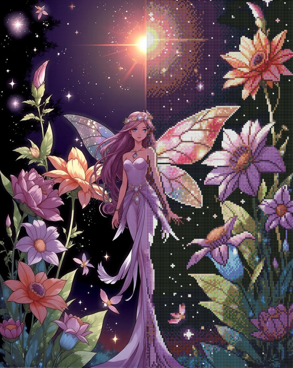 Celestial Garden Fairy (FD+AB) 50x65cm 🔘🔲