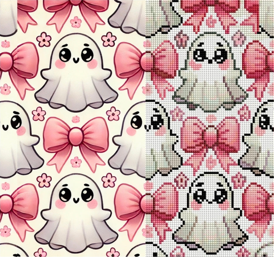 Ghostly Bows | Diamond Painting