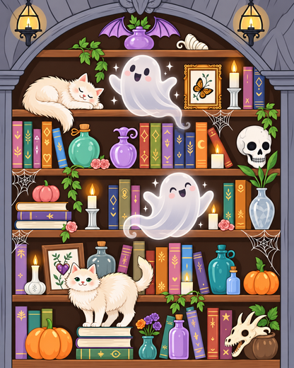 Ghosts in the Stacks | Diamond Painting
