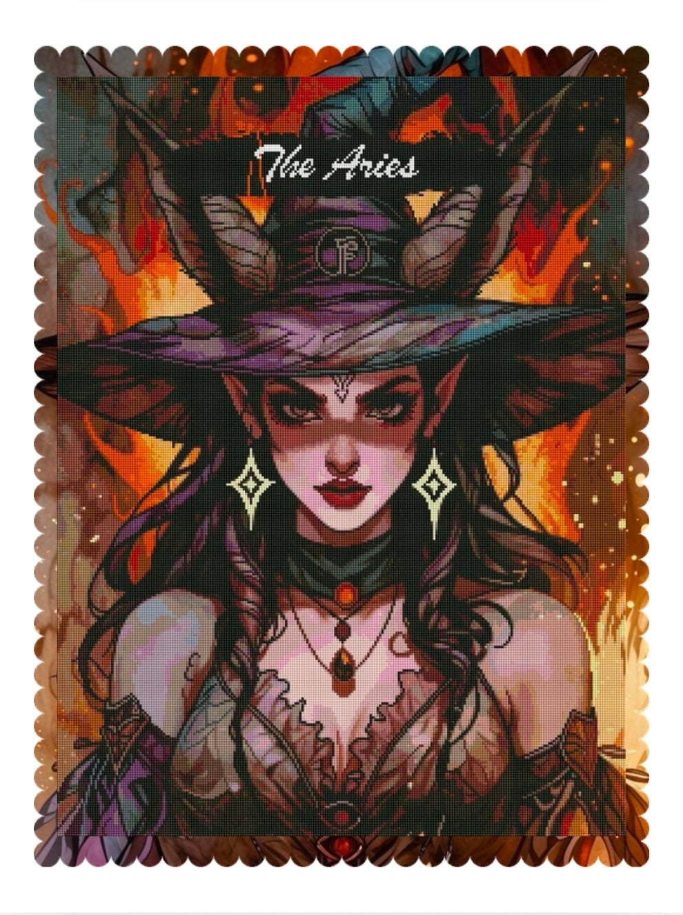 The Aries – Fierce Flame | Diamond Painting