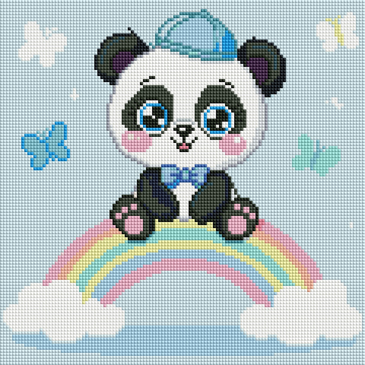 MINI – Rainbow Panda Cutie (FD+AB) 30x30cm 🔲