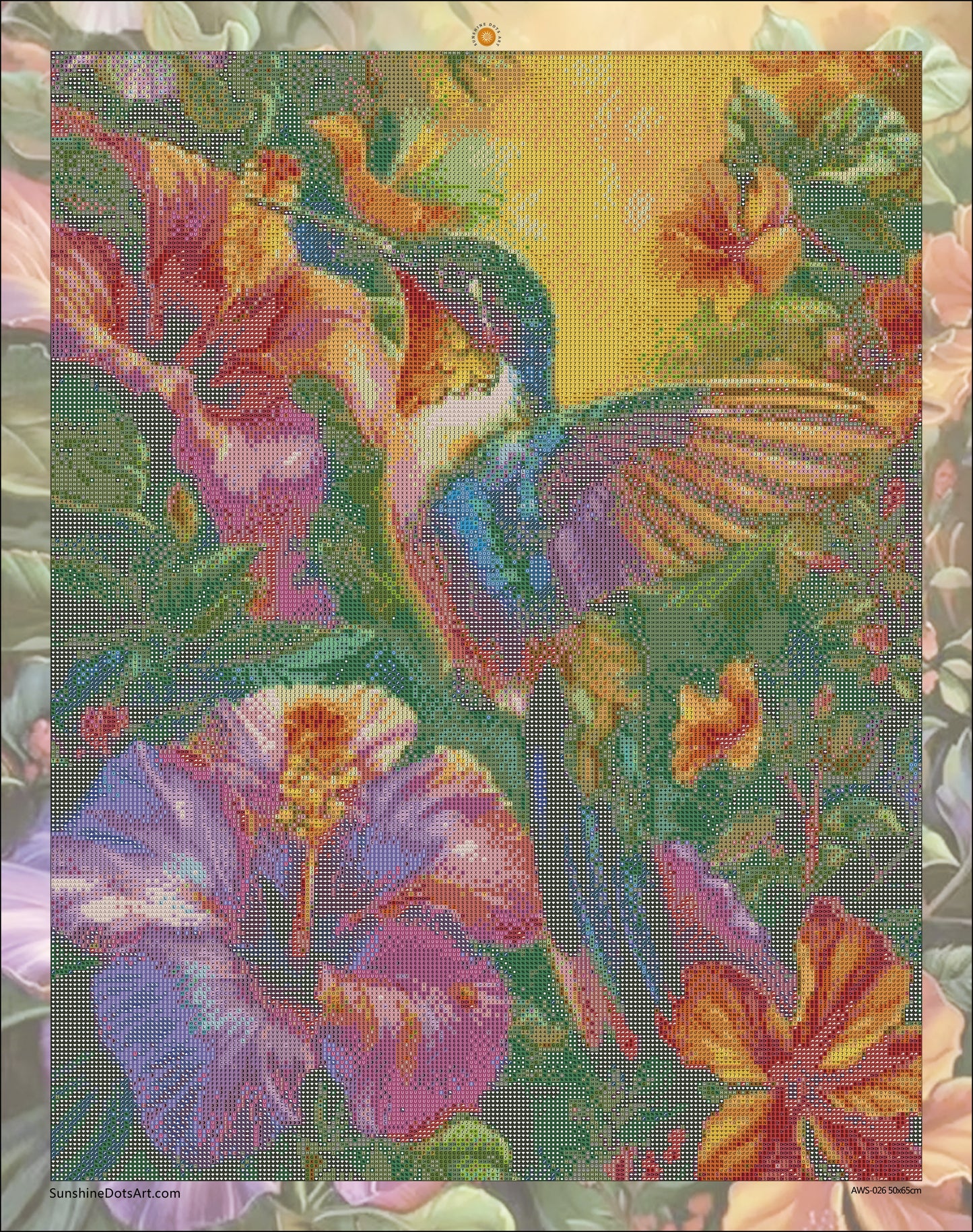 Radiant Hummingbird Garden (4FD+4AB)
