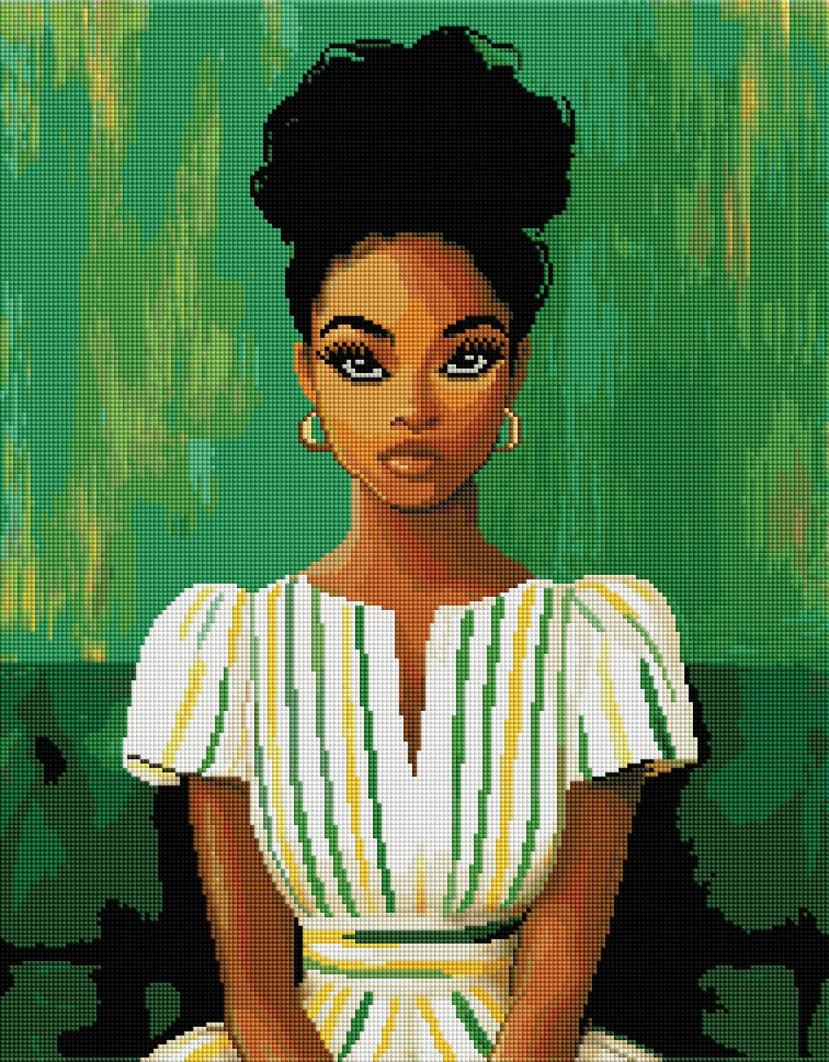 Emerald Elegance | Diamond Painting