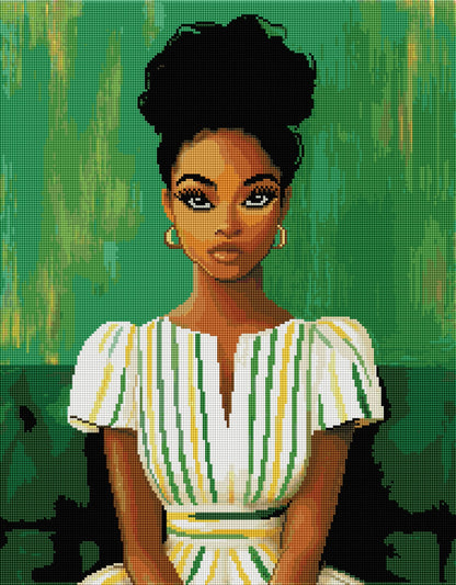 Emerald Elegance | Diamond Painting