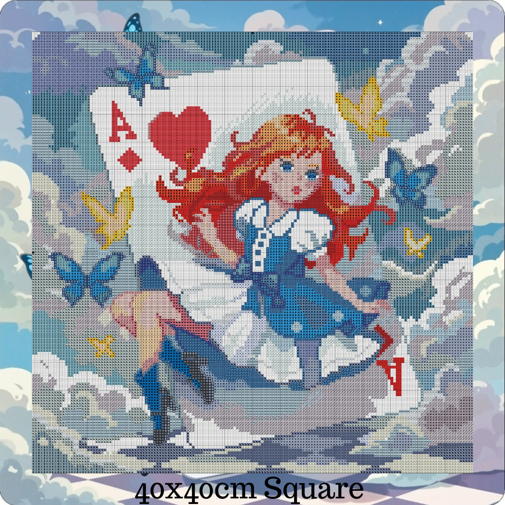 Ace of Hearts (FD+AB) 50x50cm 🔘🔲