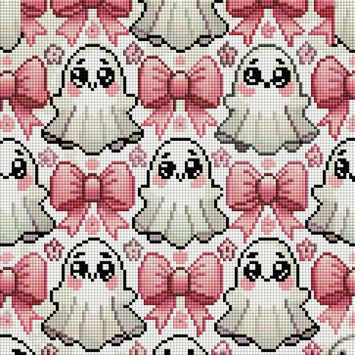 Ghostly Bows | Diamond Painting