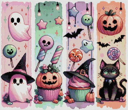 Sweet & Spooky Treats (FD+AB) 70x60cm 🔘🔲 | Diamond Painting Kit