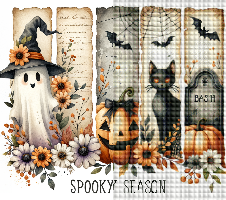 Spooky Season (FD+AB) 70x60cm 🔘🔲