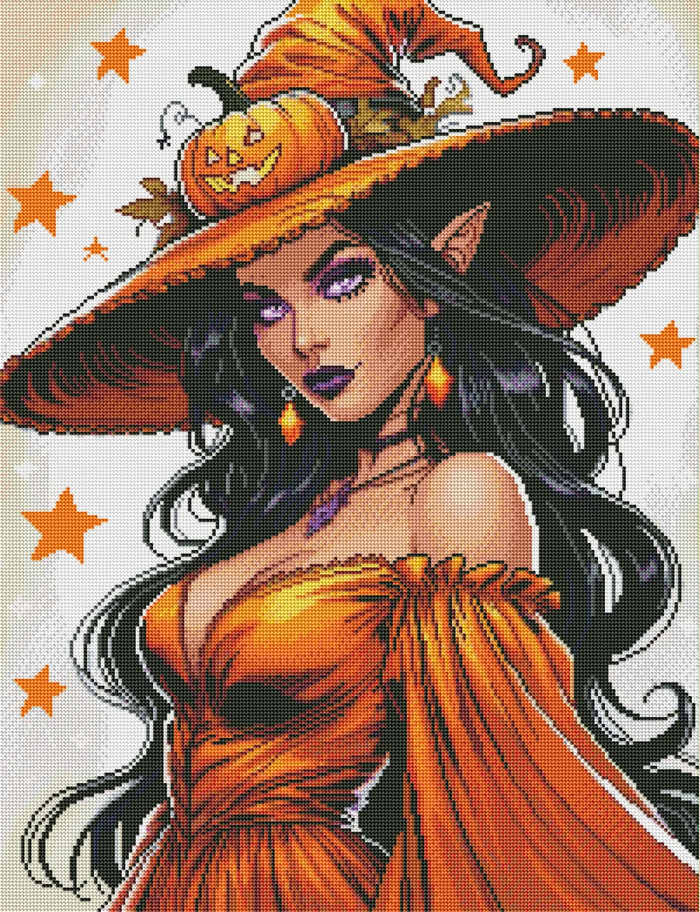 Pumpkin Enchantress (FD+AB) 50x65cm 🔘🔲