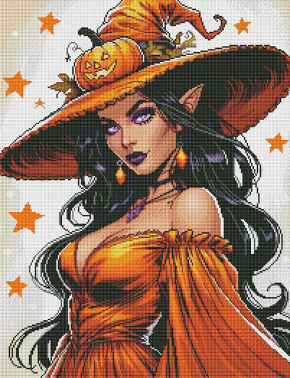 Pumpkin Enchantress (FD+AB) 50x65cm 🔘🔲